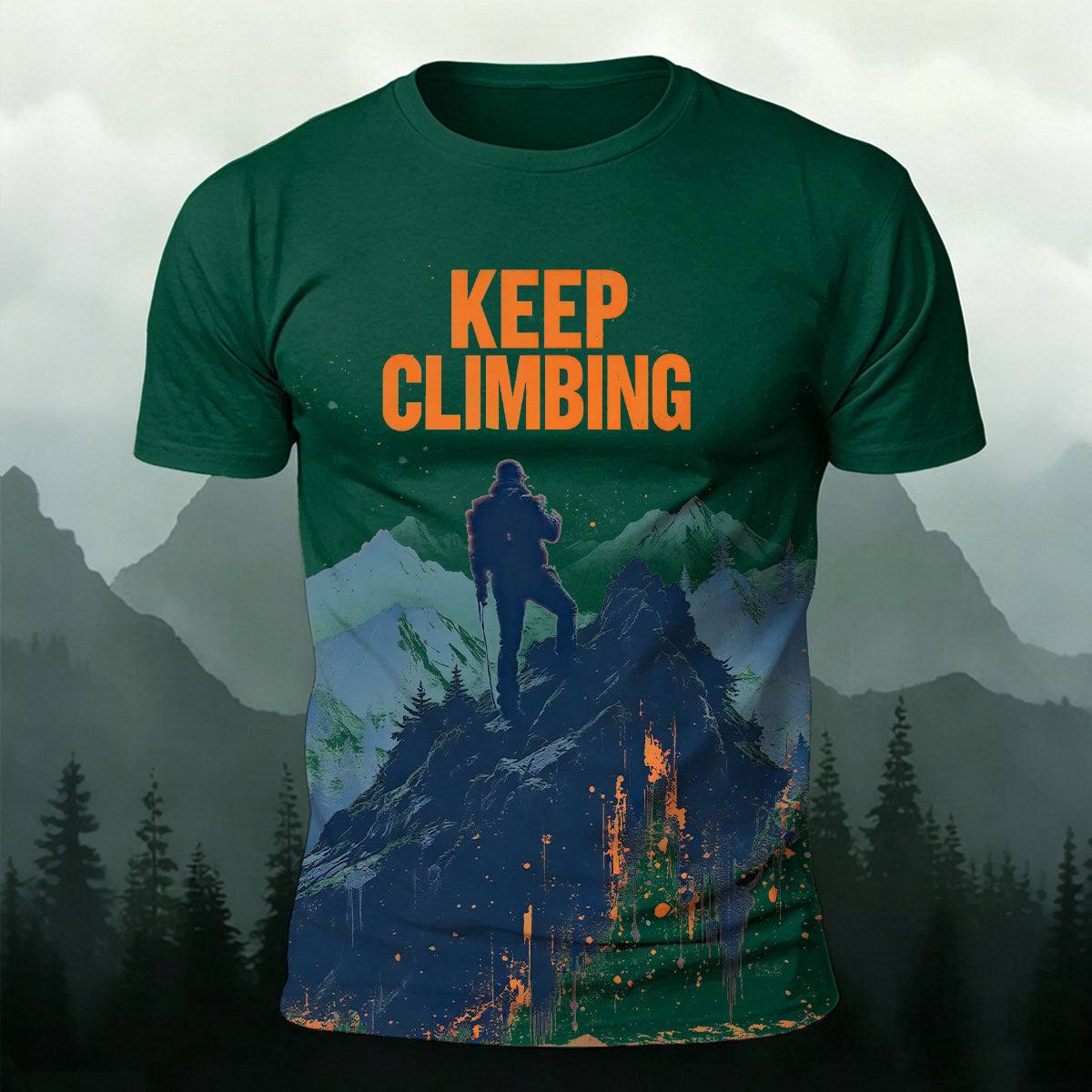 Keep Climbing Comfortable Cotton T-Shirt