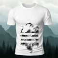 Sheet Music Bird Print Casual Breathable T-Shirt