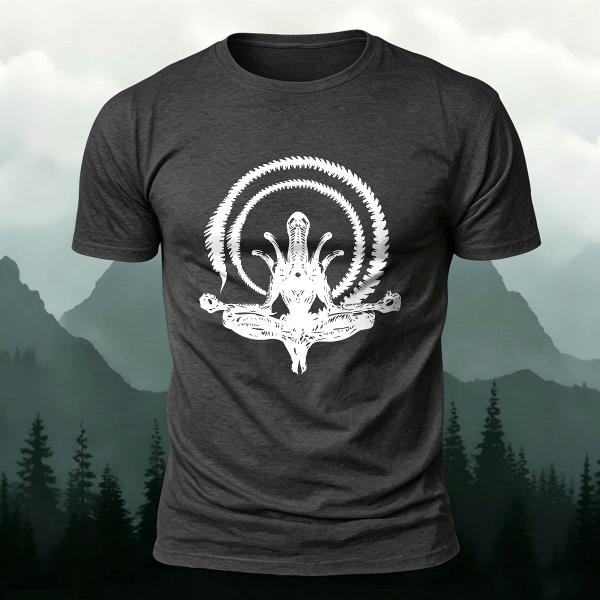 Alien Graphic Fashion Premium Cotton T-Shirt