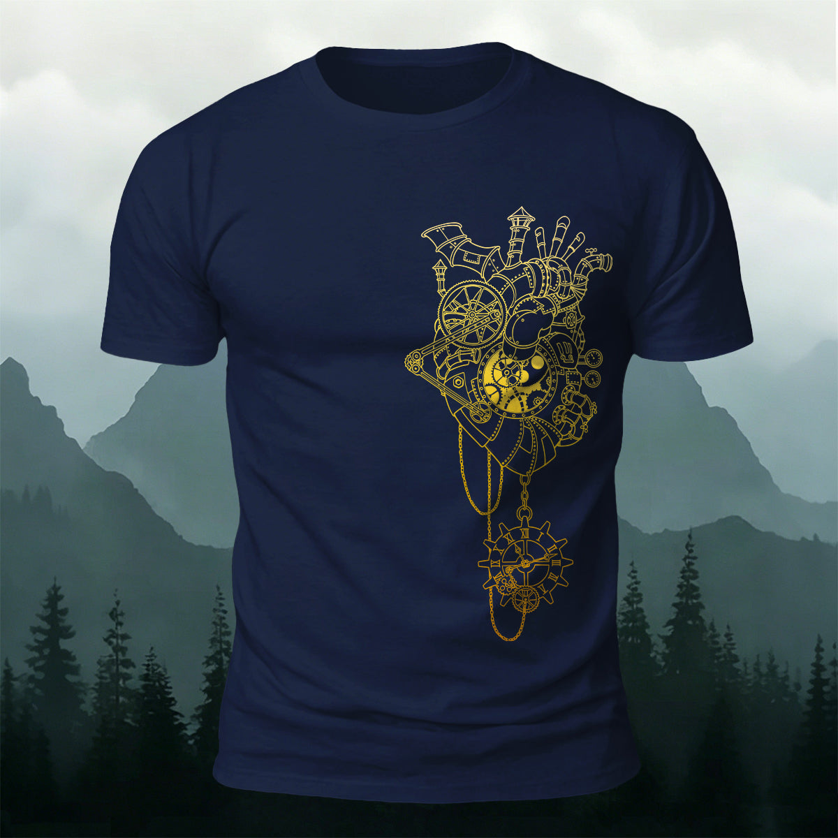 Sailboat Rudder Outdoor Casual Cotton T-Shirt