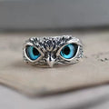 Vintage Personalized Fashion Owl Silver Ring