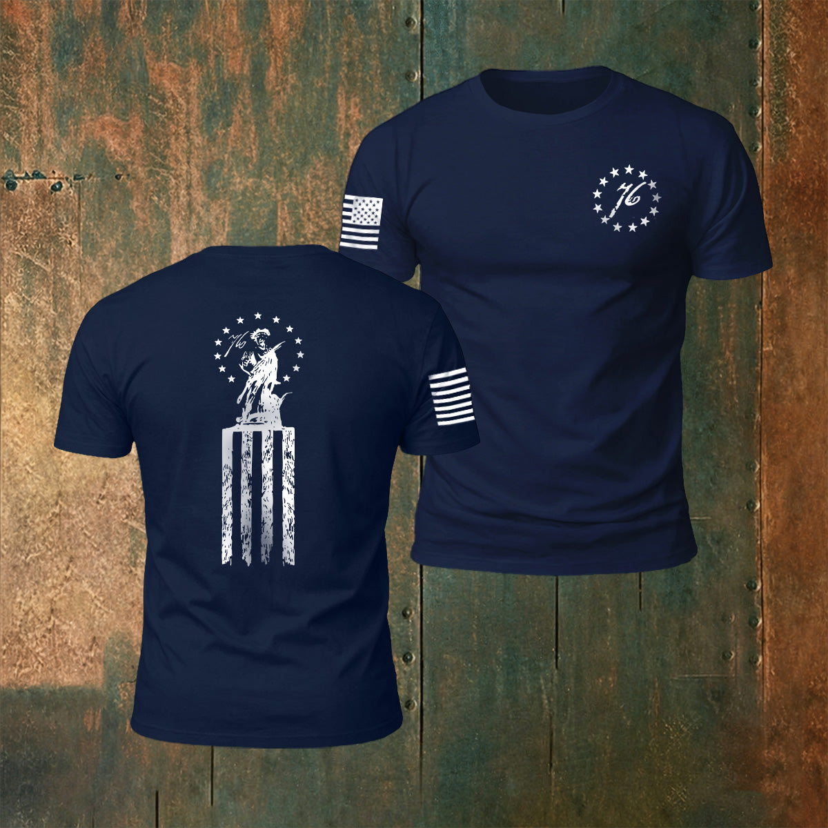 Hero Print American Vintage Premium Cotton T-Shirt