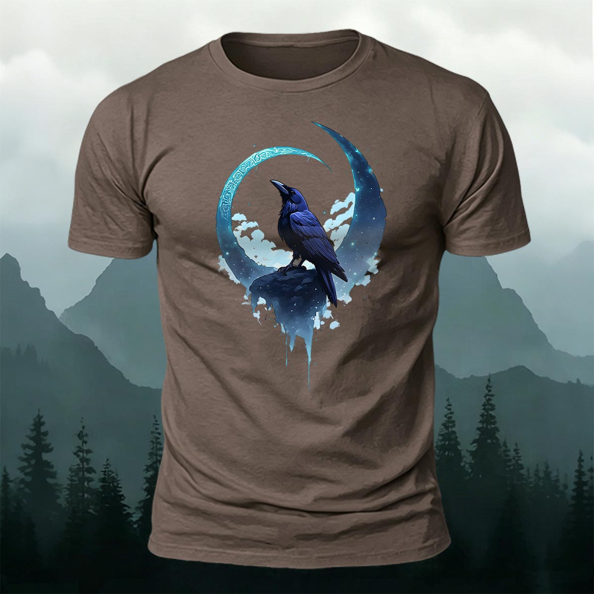 Bird Print Fashion Casual Premium Cotton T-Shirt