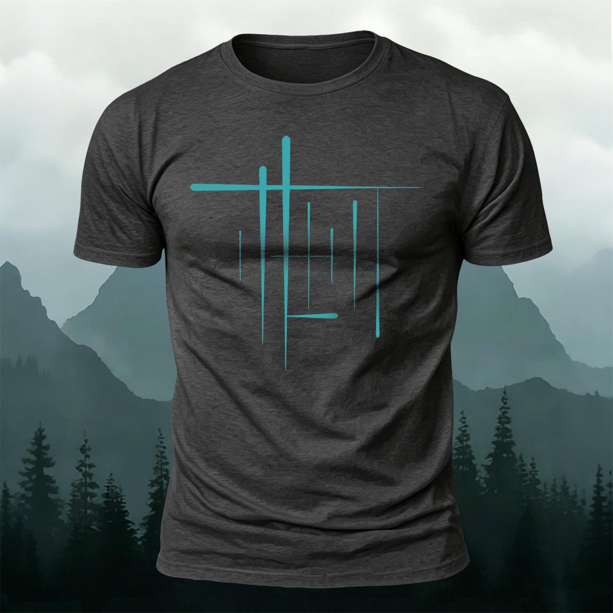 Simple Graphic Classic Premium Cotton Casual T-Shirt