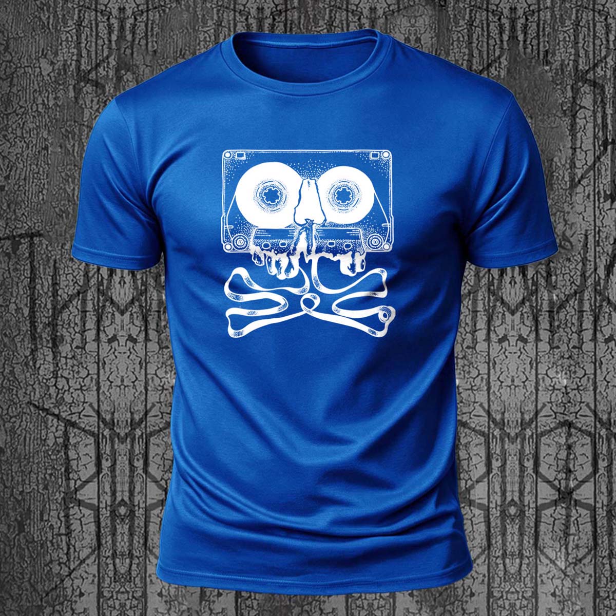 Skull Artistic Printed Trendy 100% Cotton T-Shirt
