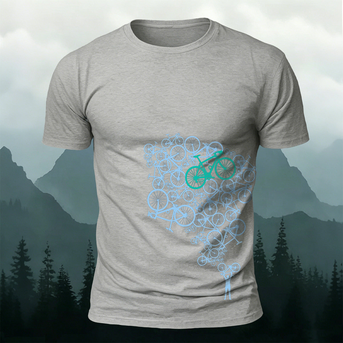 Cycling Graphic Trend Casual Breathable T-Shirt