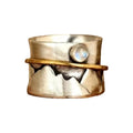 Retro Mountain Texture Artistic Fashion Ring