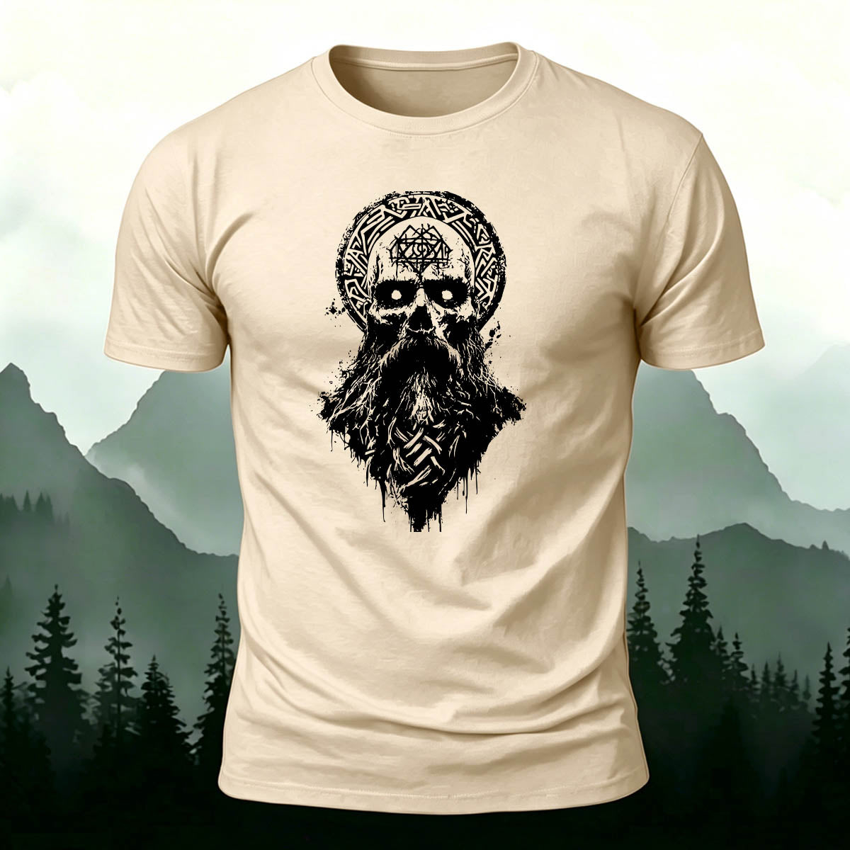 Vintage Tribal Totem Casual Cotton T-Shirt