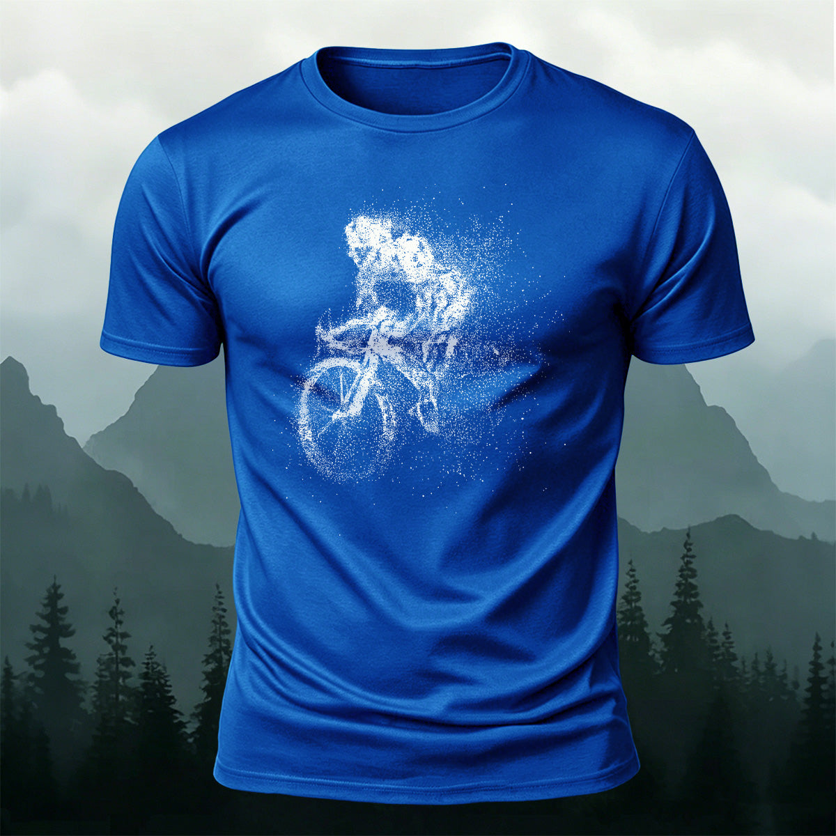 Cycling Graphic Casual Breathable Material T-Shirt