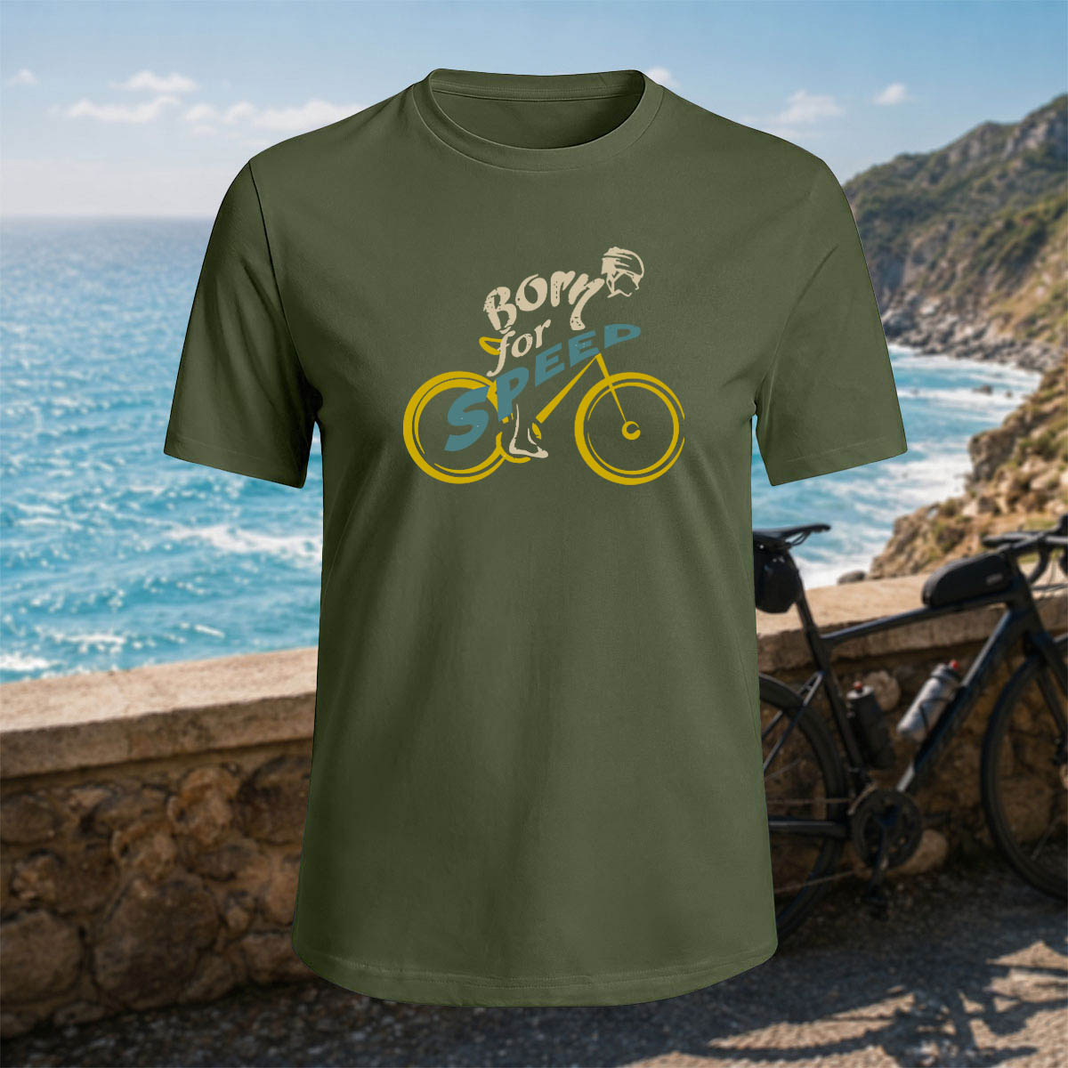 100% Cotton Cycling Speed Casual Comfortable  T-Shirt