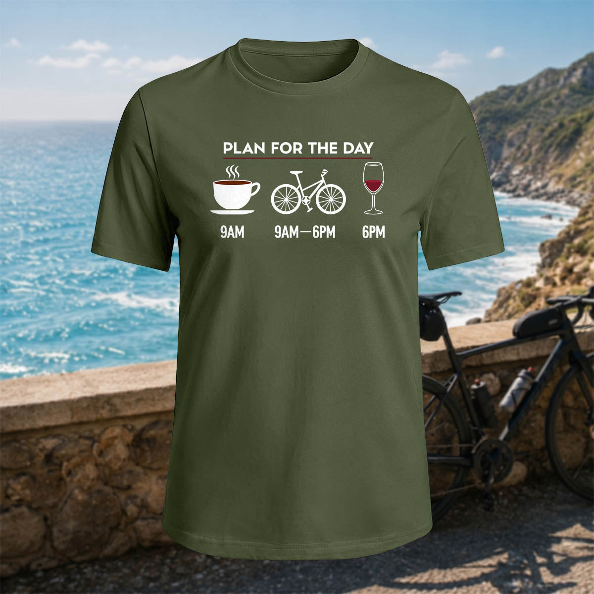 Cotton My Daily Cycling Printed Casual T-Shirt