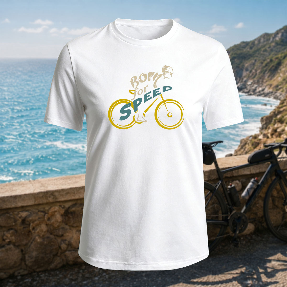100% Cotton Cycling Speed Casual Comfortable  T-Shirt