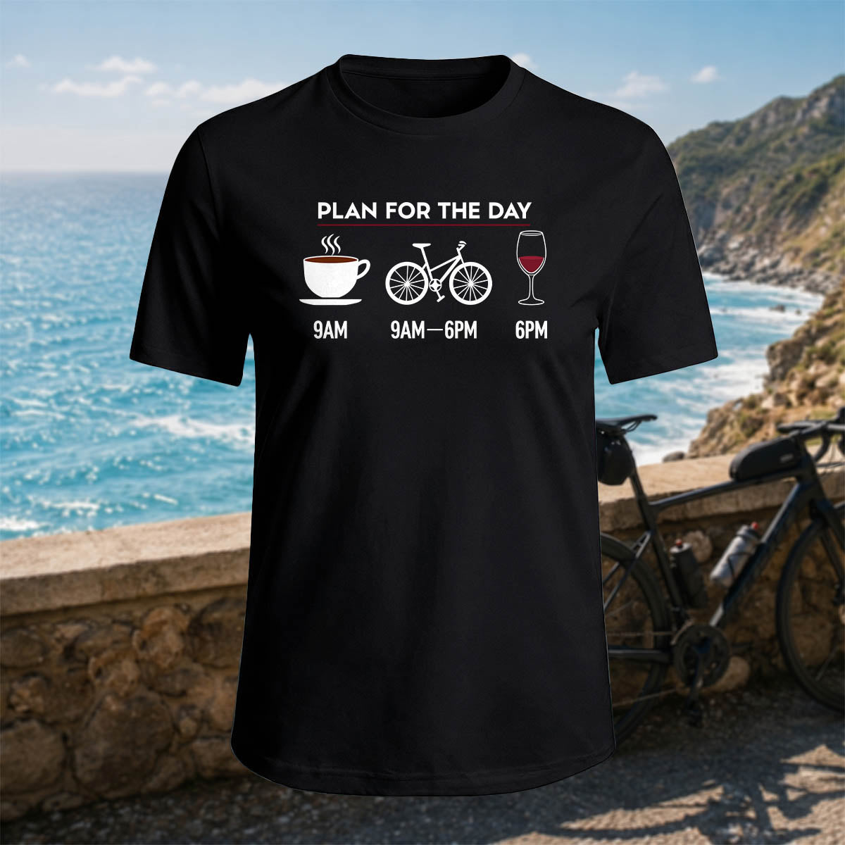 Cotton My Daily Cycling Printed Casual T-Shirt