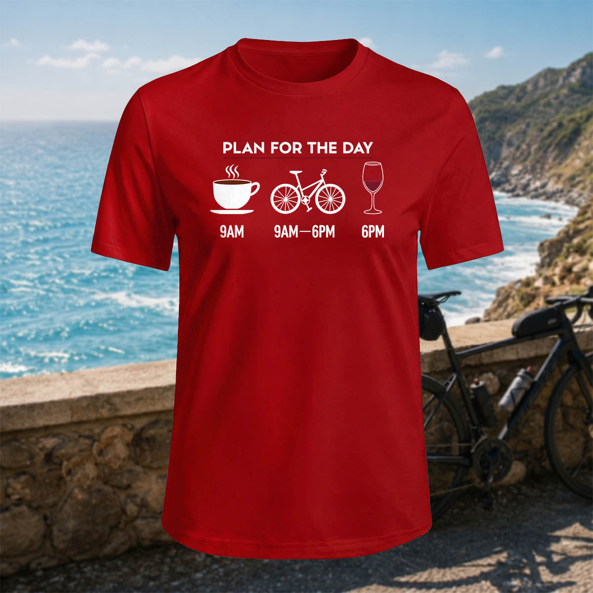 Cotton My Daily Cycling Printed Casual T-Shirt