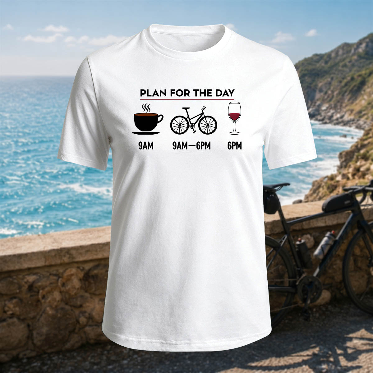 Cotton My Daily Cycling Printed Casual T-Shirt
