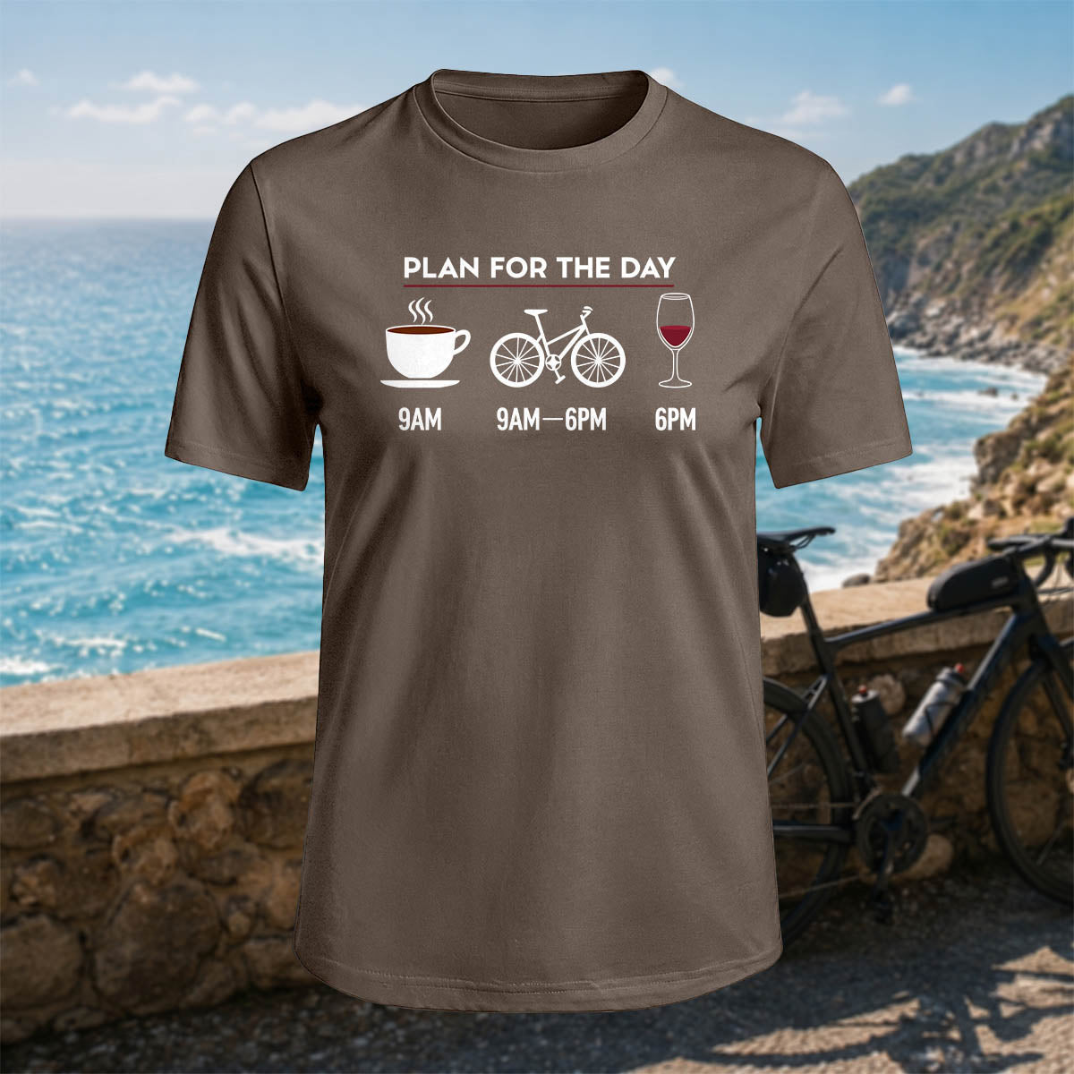 Cotton My Daily Cycling Printed Casual T-Shirt