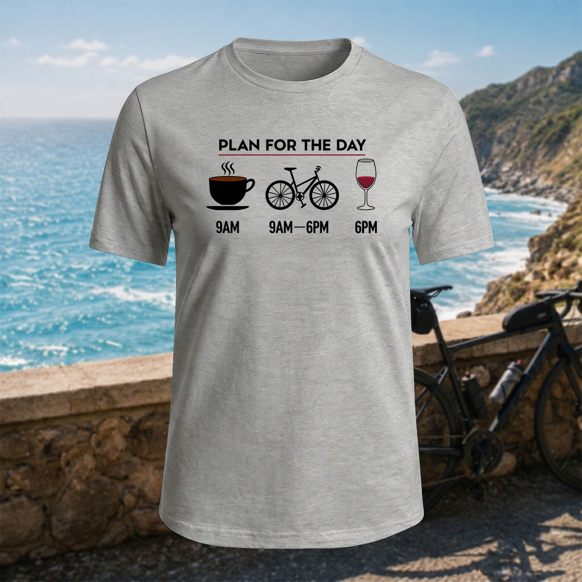 Cotton My Daily Cycling Printed Casual T-Shirt