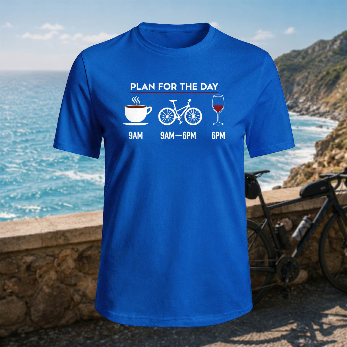 Cotton My Daily Cycling Printed Casual T-Shirt