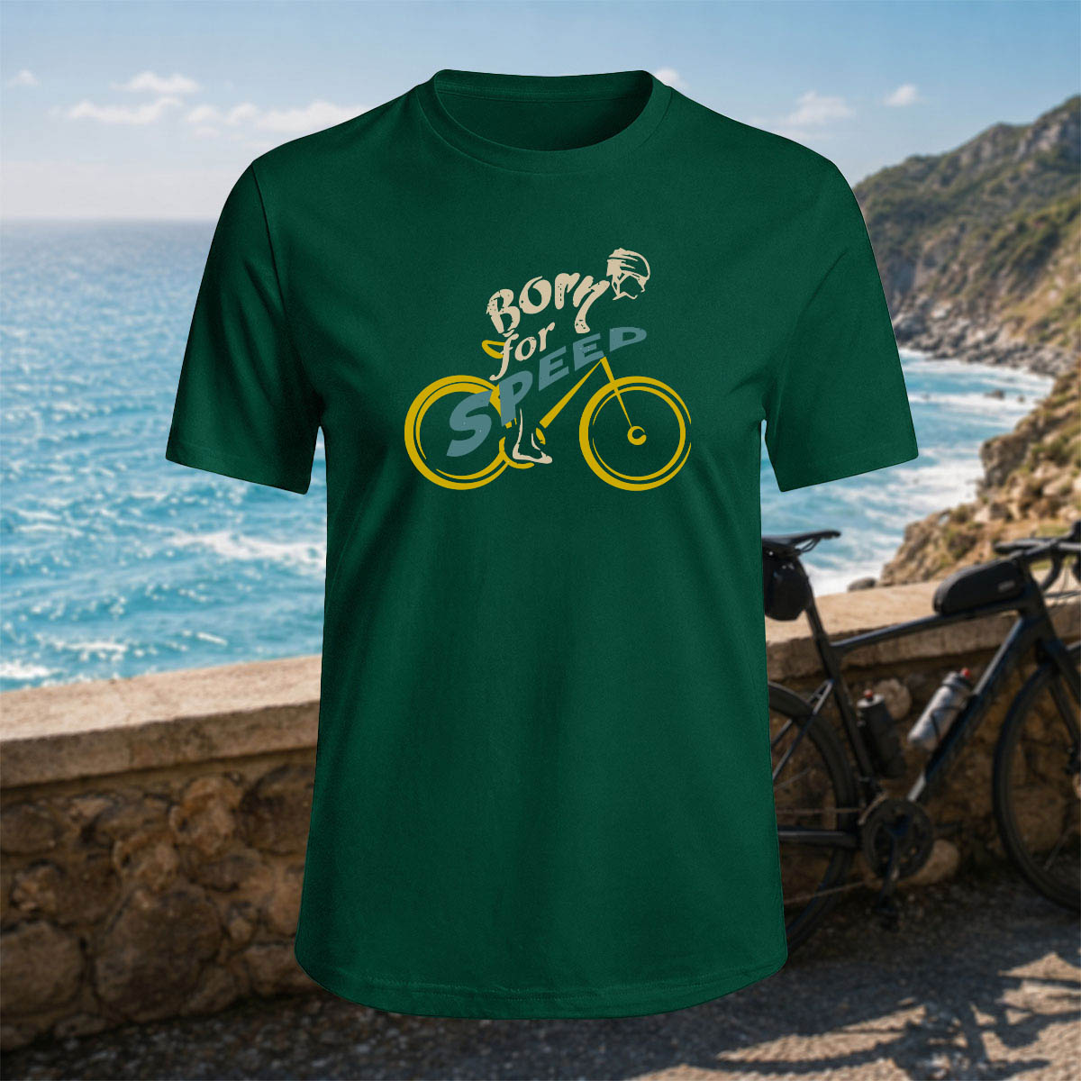 100% Cotton Cycling Speed Casual Comfortable  T-Shirt
