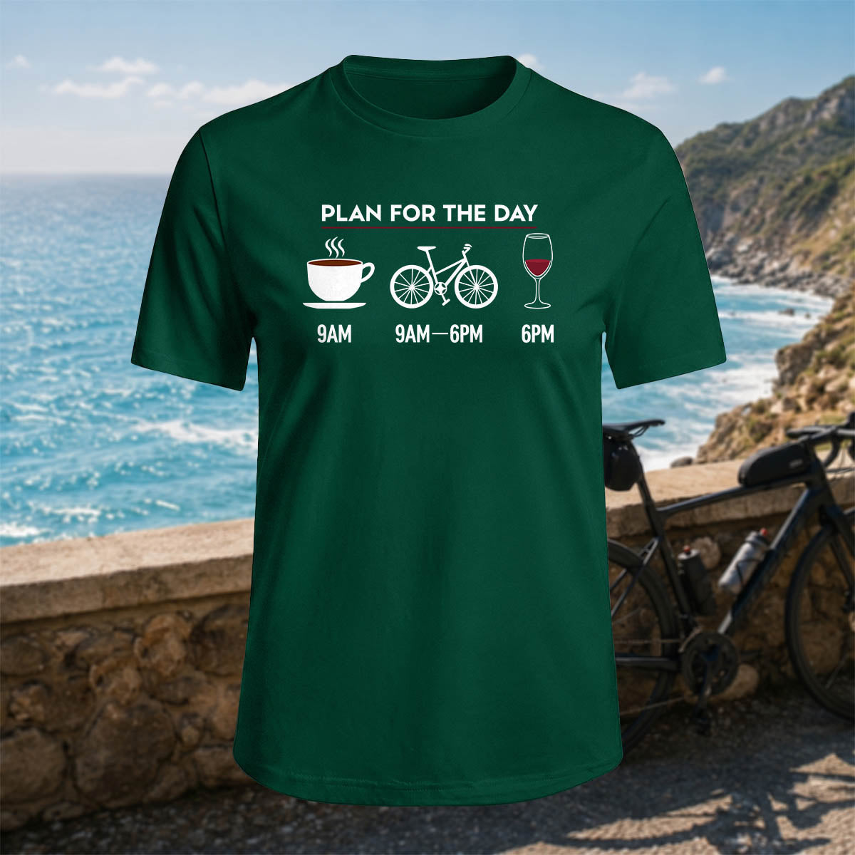 Cotton My Daily Cycling Printed Casual T-Shirt