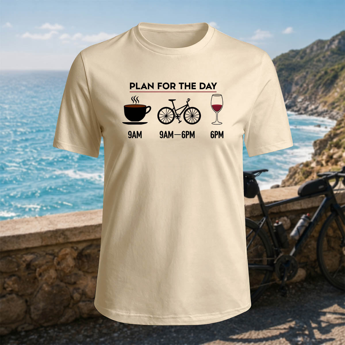 Cotton My Daily Cycling Printed Casual T-Shirt