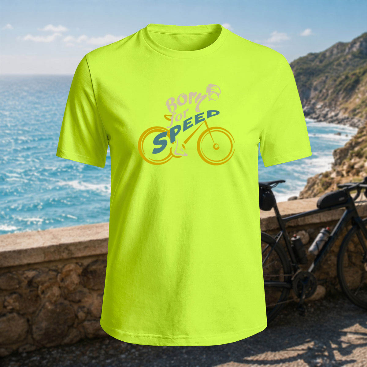 100% Cotton Cycling Speed Casual Comfortable  T-Shirt