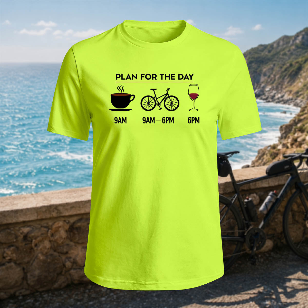 Cotton My Daily Cycling Printed Casual T-Shirt
