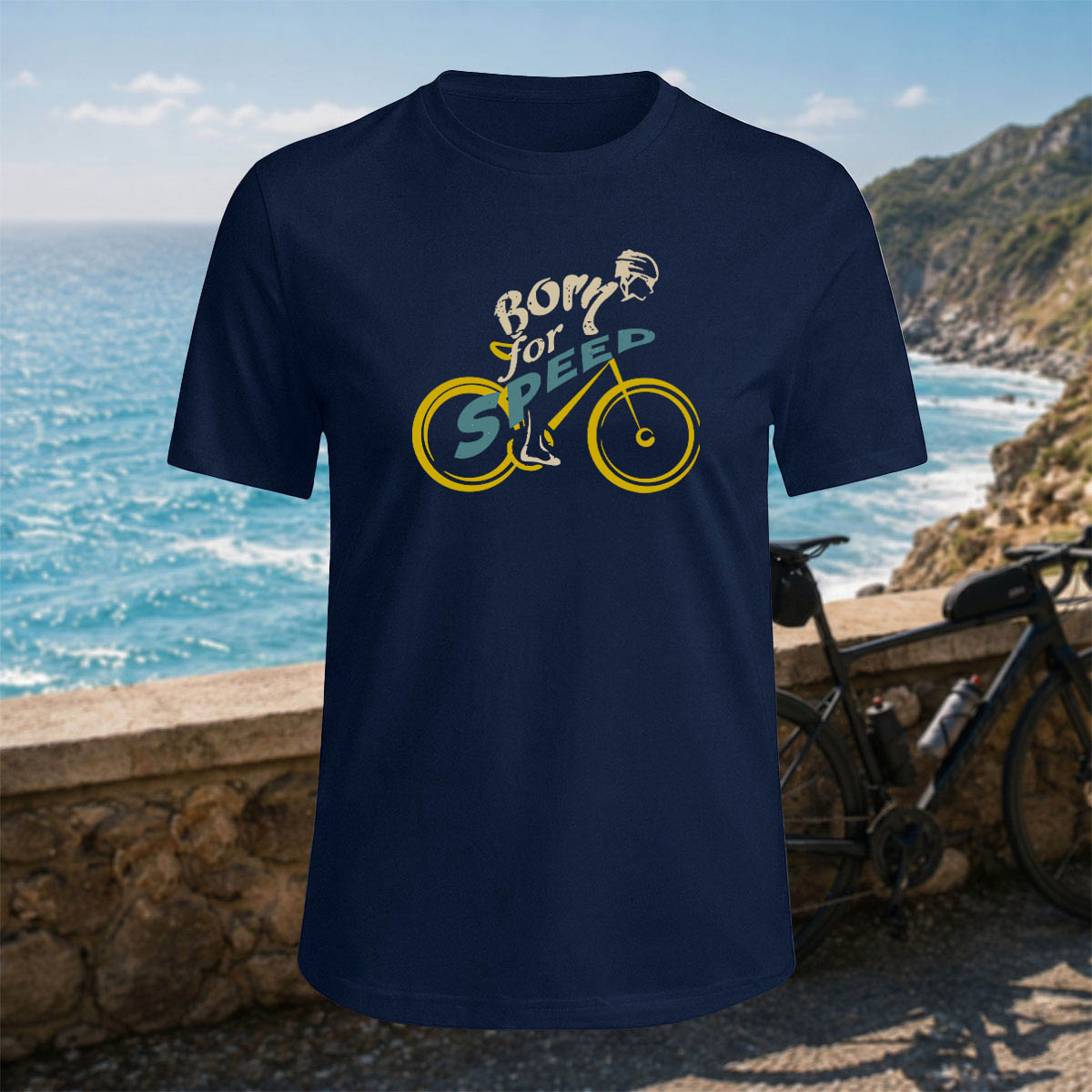 100% Cotton Cycling Speed Casual Comfortable  T-Shirt