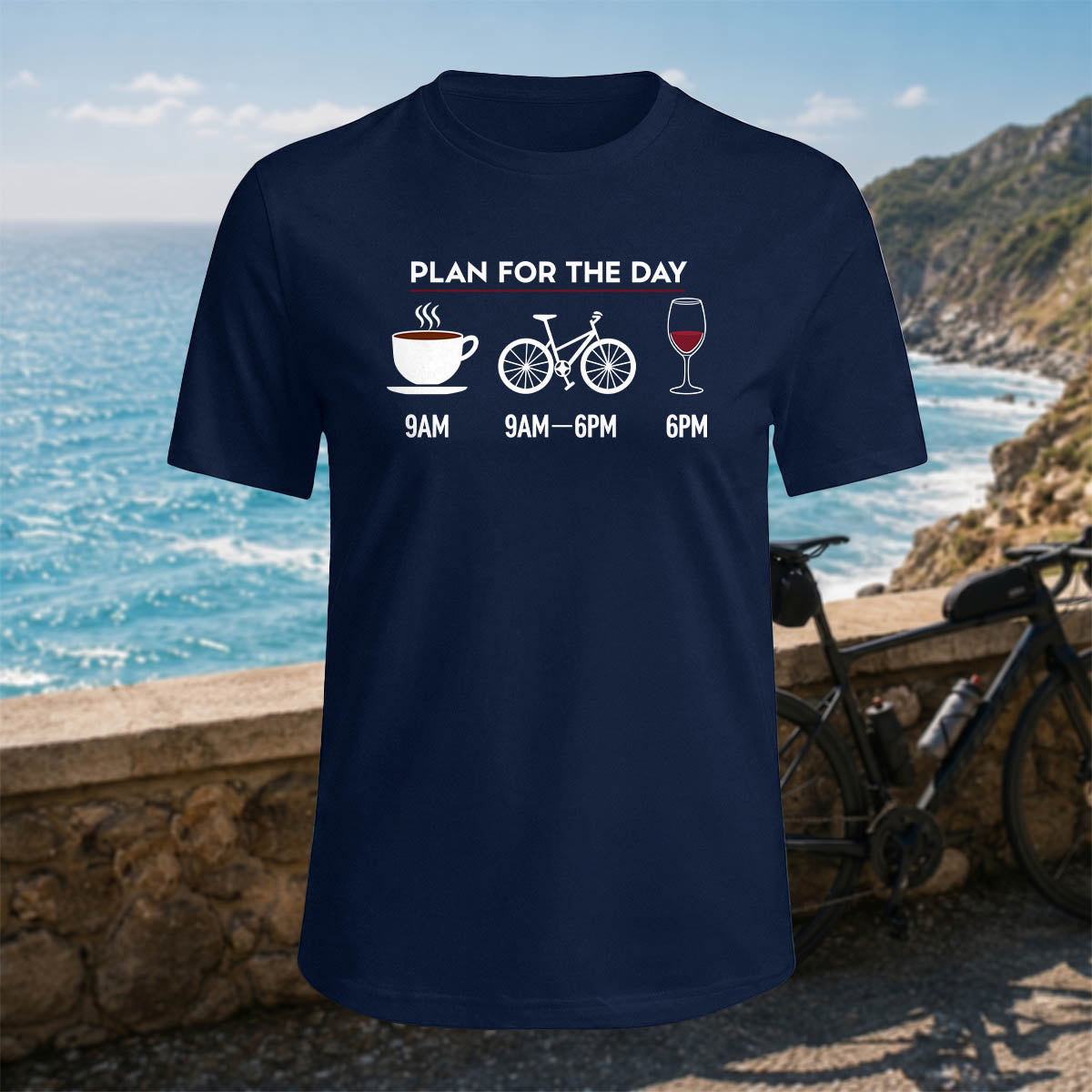 Cotton My Daily Cycling Printed Casual T-Shirt