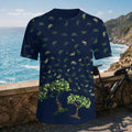 Sublimation Tree of Life Casual Outdoor Cycling T-Shirt