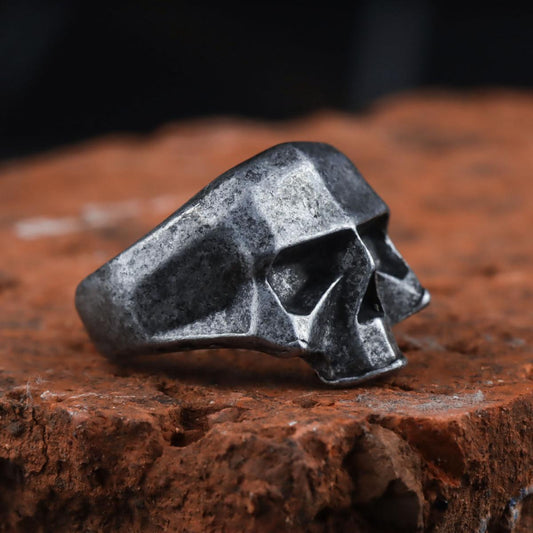Stainless Steel Skull Gothic Vintage Men Ring