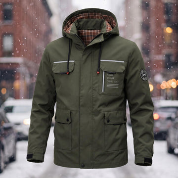 Waterproof Windproof Outdoor Multi Pocket Hooded Jacket