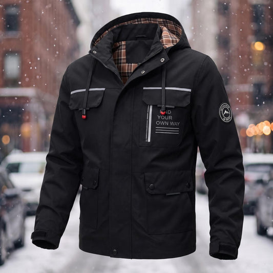 Waterproof Windproof Outdoor Multi Pocket Hooded Jacket