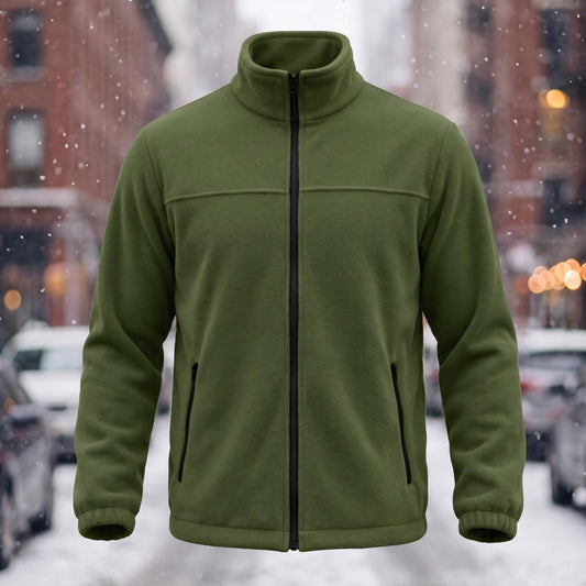 Fleece Windproof Stand Collar Jacket