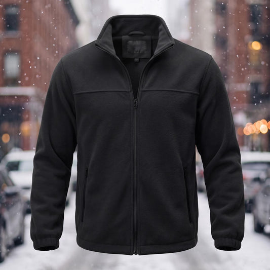 Fleece Windproof Stand Collar Jacket