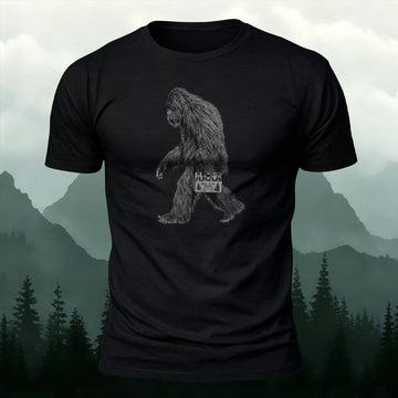 Bigfoot Beer Carrying Printed Short Sleeve T-Shirt