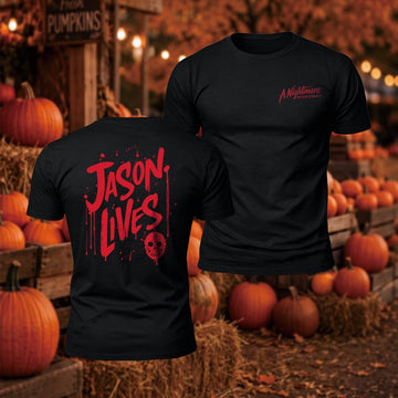 Jason Lives Friday the 13th Printed Short Sleeve T-Shirt