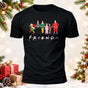 Christmas Movie Characters Printed Short Sleeve T-Shirt