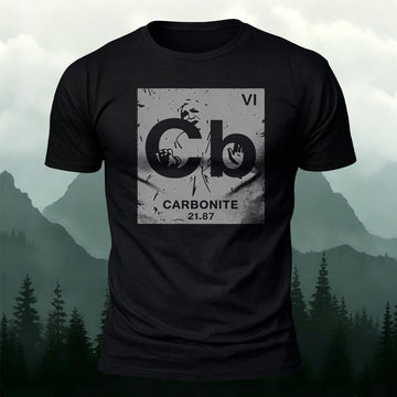 Funny Sci-Fi Chemistry T-Shirt Carbonite Cb Periodic Printed Short Sleeve T-Shirt