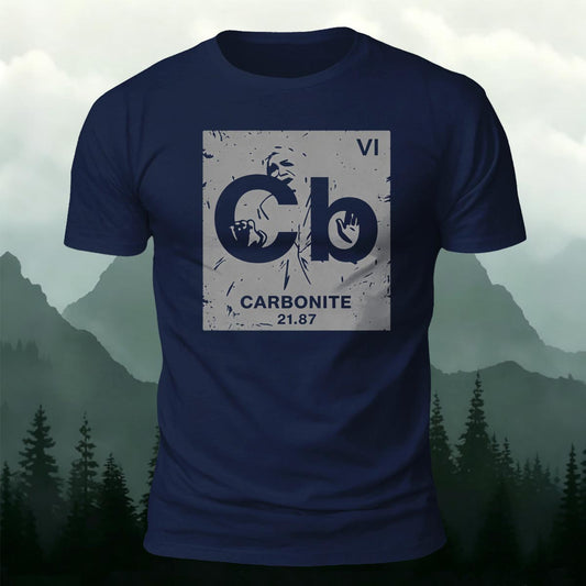 Funny Sci-Fi Chemistry T-Shirt Carbonite Cb Periodic Printed Short Sleeve T-Shirt