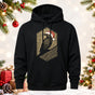 Christmas Bird Pattern Mountain-Style Printed Hoodie