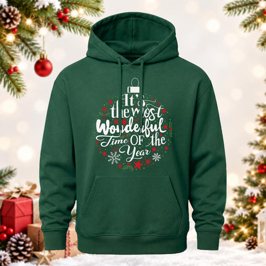 It's The Most Wonderful Time Of The Year Printed Hoodie