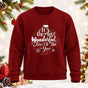 It's The Most Wonderful Time Of The Year Printed Round Neck Sweatshirt