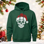 HOHOHO Santa Skull Printed Hoodie