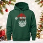 Word Art Santa Claus Printed Hoodie