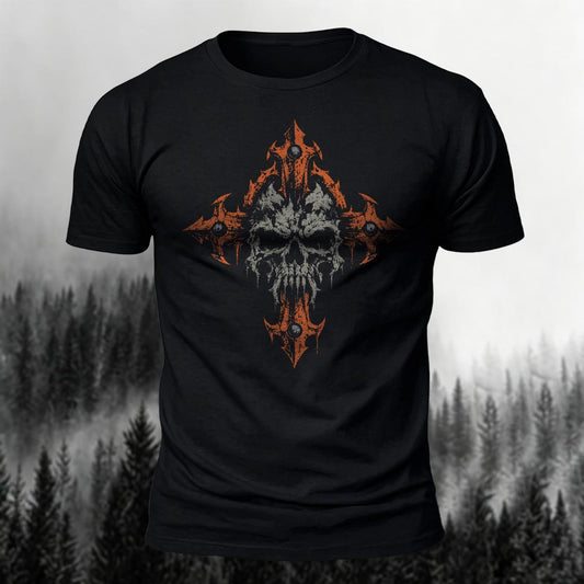 Bear Paw Tree of Life Celtic Knot Printed Short Sleeve T-Shirt