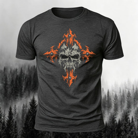 Bear Paw Tree of Life Celtic Knot Printed Short Sleeve T-Shirt