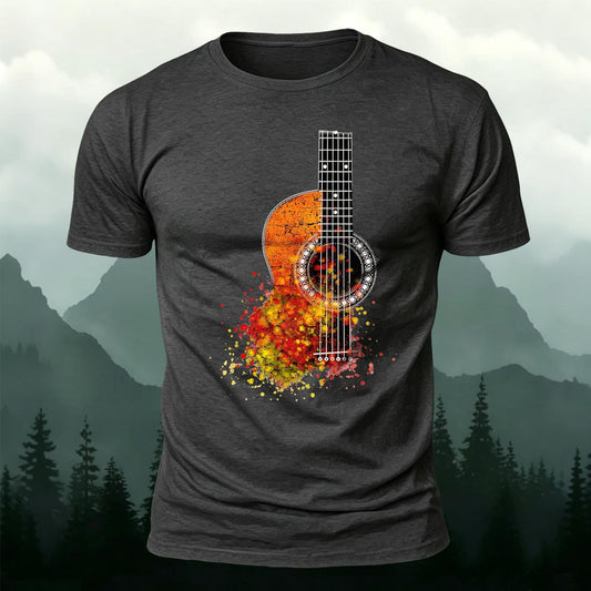 Symphony of Colors Printed Short Sleeve T-Shirt