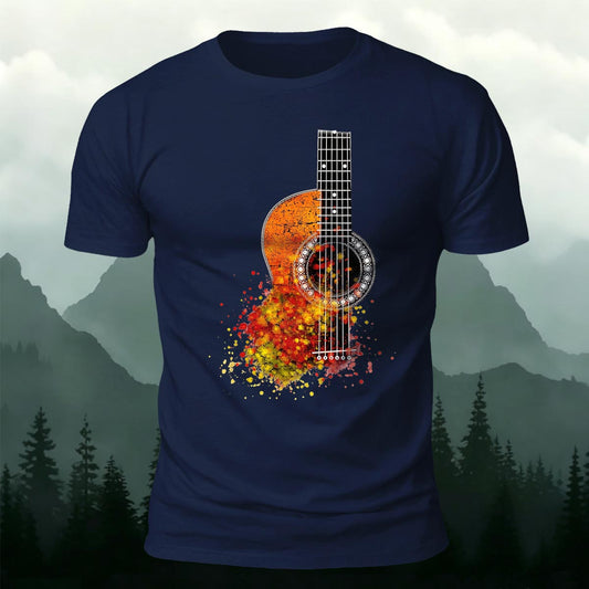 Symphony of Colors Printed Short Sleeve T-Shirt