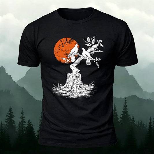 Life Finds a Way Printed Short Sleeve T-Shirt